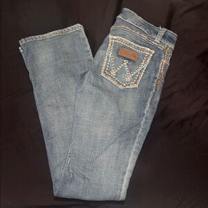 Wrangler Boot Cut Jeans in Blue